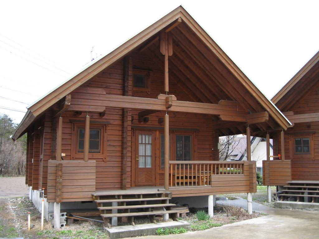 Log Cottage Tomato Hakuba Bagian luar foto