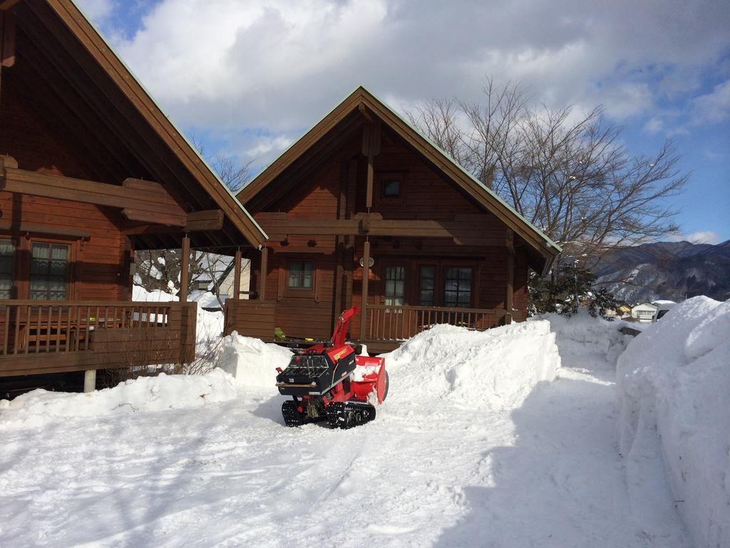 Log Cottage Tomato Hakuba Bagian luar foto