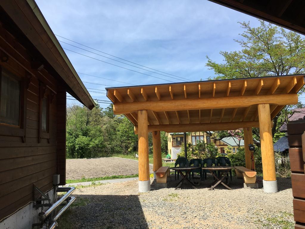 Log Cottage Tomato Hakuba Bagian luar foto