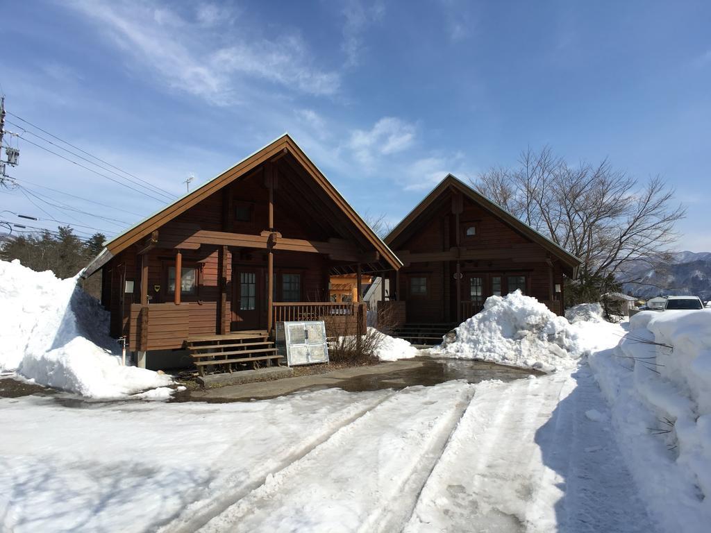 Log Cottage Tomato Hakuba Bagian luar foto